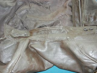 Vintage 1950 ' s USN G1 Navy flight jacket size 40 California Sportswear Company 12