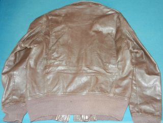 Vintage 1950 ' s USN G1 Navy flight jacket size 40 California Sportswear Company 4
