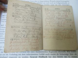 German Infantryman ' s diary in Latvian with German transcription 3