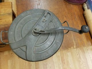 Antique 1904 Universal Bread Maker Dough PAIL Mixer No.  4 2