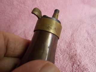Vintage Black Powder Pistol Flask Unknown Age 10