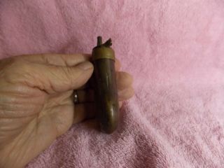 Vintage Black Powder Pistol Flask Unknown Age 2