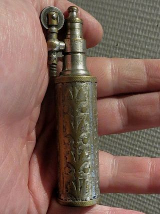 WORLD WAR I FRENCH TRENCH ART LIGHTER WITH HAND MADE DECORATIONS 2