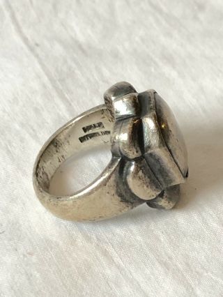 Rare KALO Sterling Ring - Small - Arts and Crafts 4