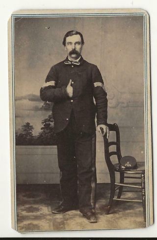 Civil War Cdv Union Sargent 104th Pennsylvania Vols