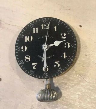 Vintage 1943 Us Navy Military Elgin 532 Aircraft Gun Camera Clock Timer Watch