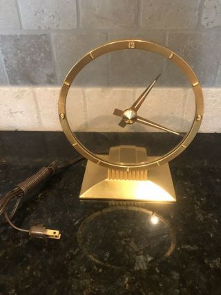 Vintage Jefferson Golden Hour Art Deco Mystery Clock