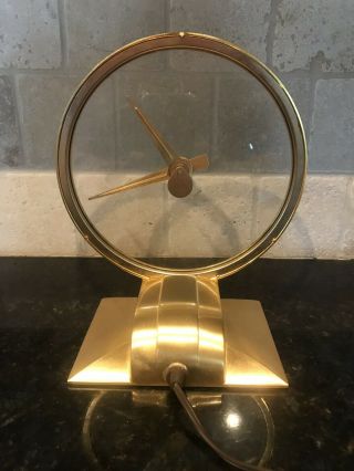 Vintage Jefferson Golden Hour Art Deco Mystery Clock 3