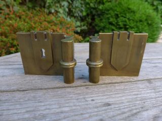 Vintage/antique Pull Brass Door Handle/knob Rare Project 06 - 10
