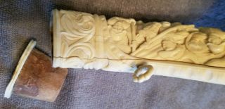 Antique Ivory Colored Horn 4