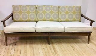 Danish Style Sofa Couch Made In Italy - Upholstery - Mid - Century Modern Mcm