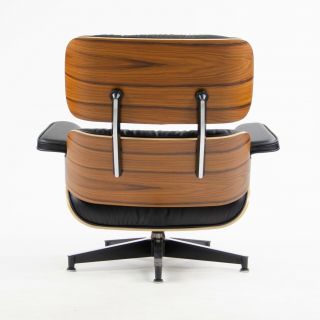Herman Miller Eames Lounge Chair & Ottoman Palisander 670 671 Black Leather 6