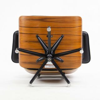 Herman Miller Eames Lounge Chair & Ottoman Palisander 670 671 Black Leather 9