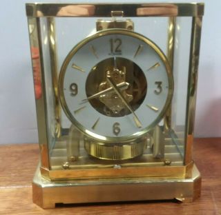 Jaeger Lecoultre Atmos Mantle Clock Very & Running Sn 230517