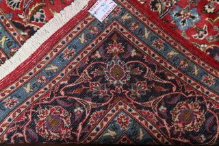 Vintage Traditional Floral Red Kashmar Persian Hand - Knotted 7x10 Wool Area Rug 12