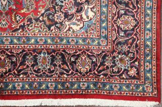 Vintage Traditional Floral Red Kashmar Persian Hand - Knotted 7x10 Wool Area Rug 5