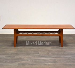 Danish Teak Mid Century Modern Coffee Table By Trioh