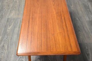 Danish Teak Mid Century Modern Coffee Table by Trioh 3