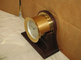 CHELSEA VINTAGE SHIPS BELL CLOCK 4 1/2 