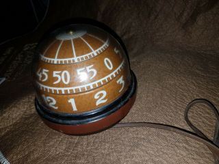 ANTIQUE RARE ROUND DOME CLOCK,  PLUG IN.  GOOD.  GREAT FIND.  AWESOME CLOCK 12