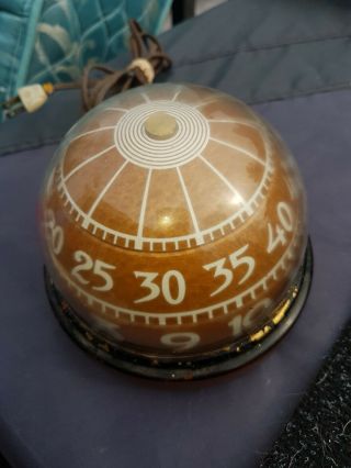 ANTIQUE RARE ROUND DOME CLOCK,  PLUG IN.  GOOD.  GREAT FIND.  AWESOME CLOCK 2