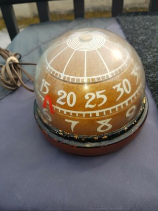 ANTIQUE RARE ROUND DOME CLOCK,  PLUG IN.  GOOD.  GREAT FIND.  AWESOME CLOCK 3