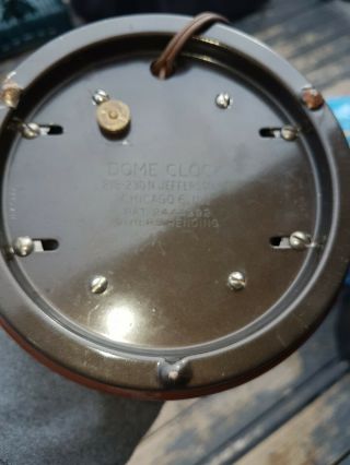 ANTIQUE RARE ROUND DOME CLOCK,  PLUG IN.  GOOD.  GREAT FIND.  AWESOME CLOCK 4