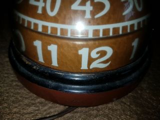 ANTIQUE RARE ROUND DOME CLOCK,  PLUG IN.  GOOD.  GREAT FIND.  AWESOME CLOCK 6