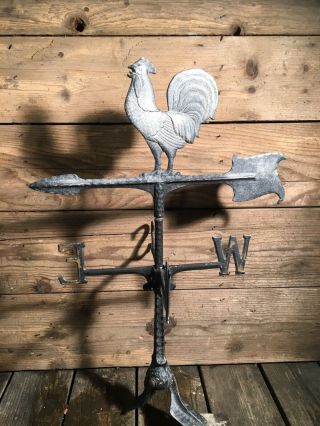 Vintage Barn Topper Rooster/Cock Weathervane VERY RARE Patina ' d Colors 7