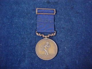 Orig Named Victorian " Royal Humane Society Life Saving Medal " Gallipoli 1878 Rn