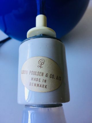 Vintage Mcm 1960s Poulson Topan Pendant Lamp By Verner Panton Label