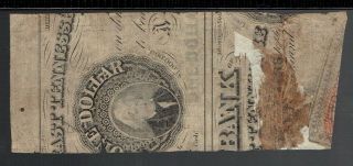 ' The Bank of Chattanooga ' $2 U.  S.  Obsolete Bank Note 1863 2