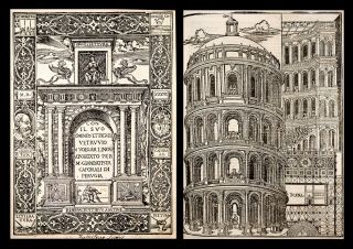 1536 Vitruvius Architecture Italian Caporali Perugia Renaissance Art Engineering