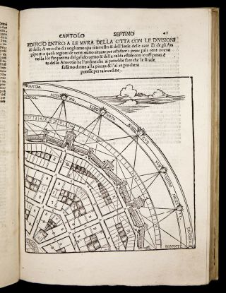 1536 VITRUVIUS ARCHITECTURE Italian CAPORALI Perugia RENAISSANCE ART engineering 6