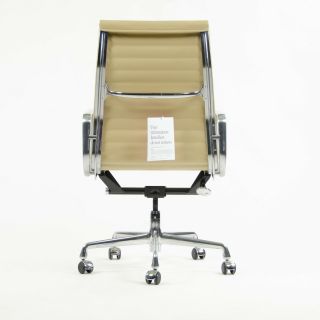 W Tags Eames Herman Miller Aluminum Group High Back Chair 2012 Creme 5