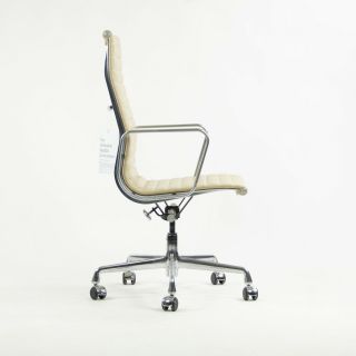 W Tags Eames Herman Miller Aluminum Group High Back Chair 2012 Creme 7