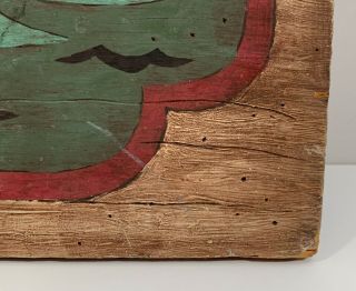 Vintage American Folk Art Painting Of A Whaling Scene Sperm Whale 12