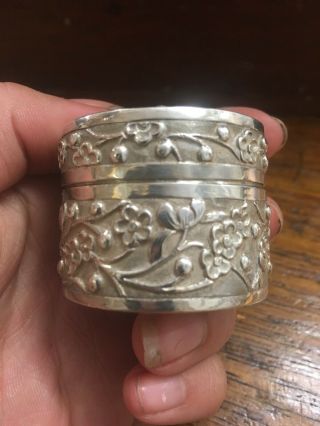 A FINE WANG HING CHINESE SILVER POT 19THC OR EARLY 20THC 9