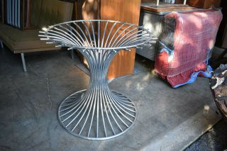 Chrome Steel Sheaf Of Wheat Dining Table Base Mcm 50 