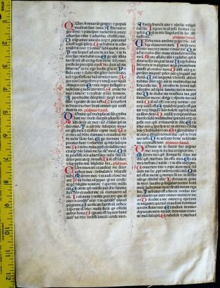 Extremely rare incunabula Breviary lf.  vellum,  Historiated initials,  Jenson1478, 3