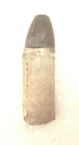 Safe Inert Civil War Rare.  52 Sharps Linen Cartridge 8