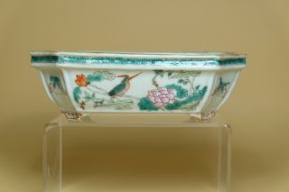 A Chinese Famille Rose Porcelain Narcissus Pot.