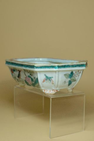 A Chinese Famille Rose Porcelain Narcissus Pot. 2
