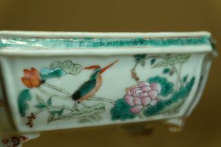 A Chinese Famille Rose Porcelain Narcissus Pot. 8