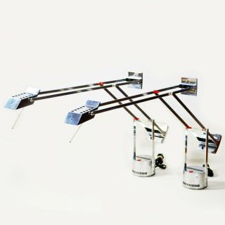 Artemide Tizio X30 Richard Sapper Numbered Edition Aluminum Table Lamp Pair