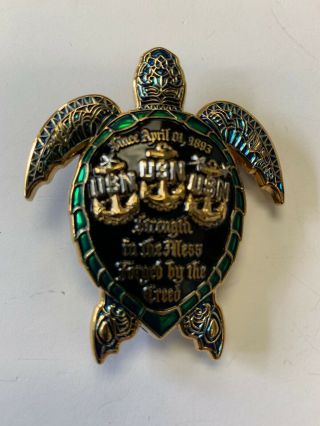 John Paul Jones Hawaii Turtle Cpo Challenge Coin