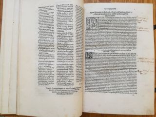 J.  Chrysostomus Opera Post Incunable Folio Binding Venice - 1503 4