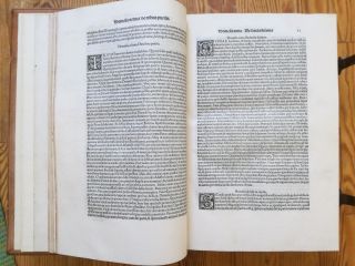 J.  Chrysostomus Opera Post Incunable Folio Binding Venice - 1503 5