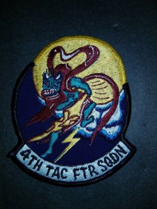 Us Air Force 4th Tactical Fighter Squadron Patch