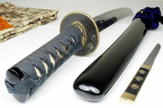 Fine Art Mountings: Antique Japanese Wakizashi Sword Samurai Katana Nihonto